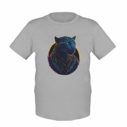 Дитяча футболка Неоновий ягуар - FATLINE Дитяча футболка Неоновий ягуар