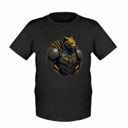 Дитяча футболка Пантера звіробот-трансформер - FATLINE Дитяча футболка Пантера звіробот-трансформер