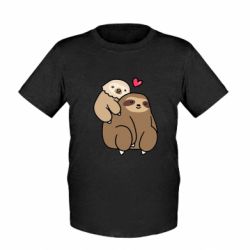 Детская футболка Пара ленивцев