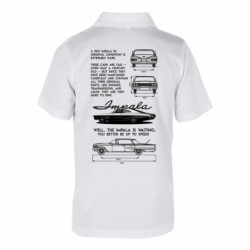 Дитяча футболка поло 1967 Chevrolet Impala - FATLINE Дитяча футболка поло 1967 Chevrolet Impala