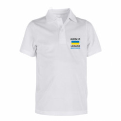 Дитяча футболка поло Kursk is Ukraine - FATLINE Дитяча футболка поло Kursk is Ukraine