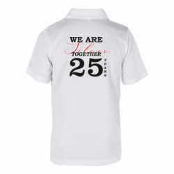 Дитяча футболка поло Ми срібні разом вже 25 років - FATLINE Дитяча футболка поло Ми срібні разом вже 25 років