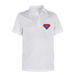 Дитяча футболка поло Супер мама. супер жінка - FATLINE Дитяча футболка поло Супер мама. супер жінка