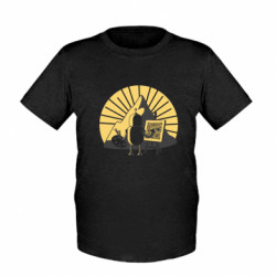 Детская футболка QR живопись будущего