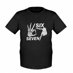 Дитяча футболка Six Seven skeleton