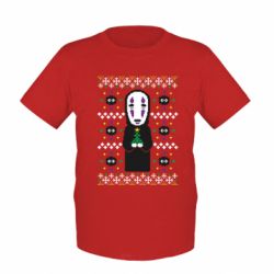 Дитяча футболка Spirited Away Christmas sweater - FATLINE Дитяча футболка Spirited Away Christmas sweater
