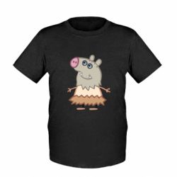 Детская футболка Свинка Иноске - FATLINE Детская футболка Свинка Иноске