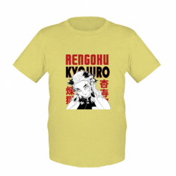 Дитяча футболка Kyojuro Rengoku - FATLINE Дитяча футболка Kyojuro Rengoku
