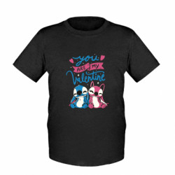 Дитяча футболка Valentine Stitch - FATLINE Дитяча футболка Valentine Stitch