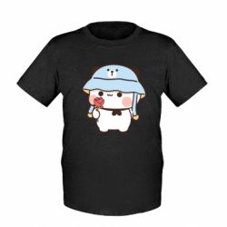 Дитяча футболка Ведмедик з квіточкою - FATLINE Дитяча футболка Ведмедик з квіточкою