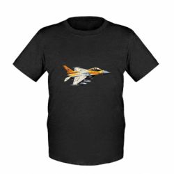 Детская футболка Истребитель ф-16 - FATLINE Детская футболка Истребитель ф-16