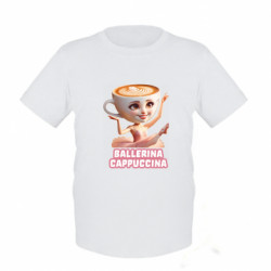 Детская футболка  (XL) BALLERINA CAPPUCCINA  - FATLINE