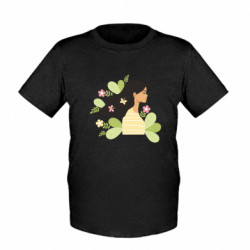 Детская футболка Женщина Портрет Лето - FATLINE Детская футболка Женщина Портрет Лето