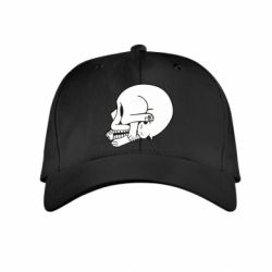 Детская кепка Кот с рыбьей костью. Череп - FATLINE Детская кепка Кот с рыбьей костью. Череп