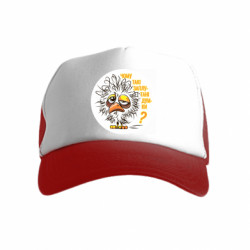 Детская кепка-тракер Почему так путаются мысли - FATLINE Детская кепка-тракер Почему так путаются мысли