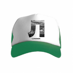 Дитяча кепка-тракер Luhansk Black & White - FATLINE Дитяча кепка-тракер Luhansk Black & White