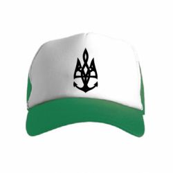 Детская кепка-тракер Якорь Герб - FATLINE Детская кепка-тракер Якорь Герб