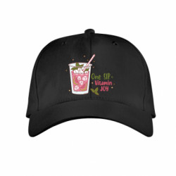 Дитяча кепка Вітамінний коктейль з рожевої гуави - FATLINE Дитяча кепка Вітамінний коктейль з рожевої гуави