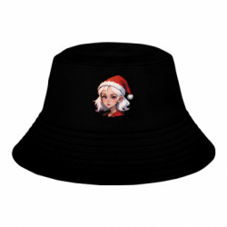 Детская панама Блондинка в шапке Санты - FATLINE Детская панама Блондинка в шапке Санты