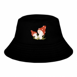 Детская панама Грибы Мухоморы - FATLINE Детская панама Грибы Мухоморы