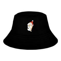 Детская панама Корги с шапочкой Санты - FATLINE Детская панама Корги с шапочкой Санты