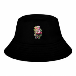 Детская панама Розовая змея в цветах - FATLINE Детская панама Розовая змея в цветах