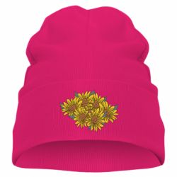 Дитяча шапка Букет соняшників - FATLINE Дитяча шапка Букет соняшників