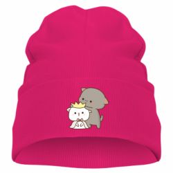 Дитяча шапка Чібі котики - FATLINE Дитяча шапка Чібі котики