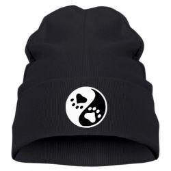 Детская шапка инь янь лапки - FATLINE Детская шапка инь янь лапки