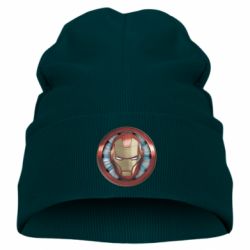 Детская шапка Iron man helmet wood texture - FATLINE Детская шапка Iron man helmet wood texture