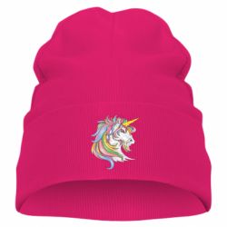 Дитяча шапка Кінь з кольоровою гривою - FATLINE Дитяча шапка Кінь з кольоровою гривою