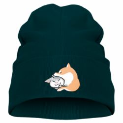 Детская шапка Корги и котик - FATLINE Детская шапка Корги и котик