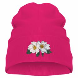 Дитяча шапка Квіти шипшини - FATLINE Дитяча шапка Квіти шипшини