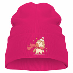 Дитяча шапка Осіння мила конячка - FATLINE Дитяча шапка Осіння мила конячка