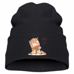 Дитяча шапка Щасливий поні з квіткою - FATLINE Дитяча шапка Щасливий поні з квіткою