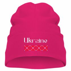 Дитяча шапка Ukraine - вишиті хрести - FATLINE Дитяча шапка Ukraine - вишиті хрести