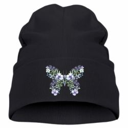 Дитяча шапка Watercolor butterfly of flowers - FATLINE Дитяча шапка Watercolor butterfly of flowers