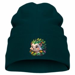 Детская шапка Зеленый ёжик в суккулентах - FATLINE Детская шапка Зеленый ёжик в суккулентах