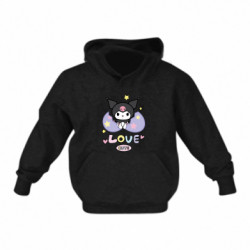 Дитяче худі Love Cute Kuromi - FATLINE Дитяче худі Love Cute Kuromi