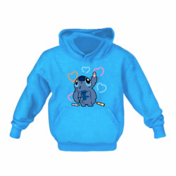 Детская худи Рисующий Стич - FATLINE Детская худи Рисующий Стич