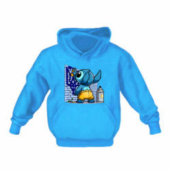 Детская худи Стич патриот Украины - FATLINE Детская худи Стич патриот Украины