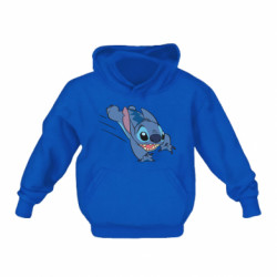 Детская худи Стич прыгает - FATLINE Детская худи Стич прыгает