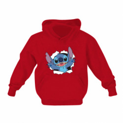 Детская худи Стич выпрыгивает - FATLINE Детская худи Стич выпрыгивает