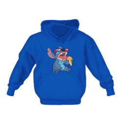 Детская худи Стич с мороженым - FATLINE Детская худи Стич с мороженым