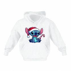 Детская худи Stitch Santa - FATLINE Детская худи Stitch Santa