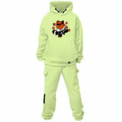 Детский костюм премиум FATLINE Кот Каратист - FATLINE Детский костюм премиум FATLINE Кот Каратист