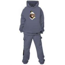 Детский костюм премиум FATLINE Обезьяна в зимней шапке - FATLINE Детский костюм премиум FATLINE Обезьяна в зимней шапке