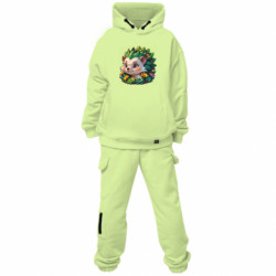 Дитячий костюм преміум FATLINE Зелений їжачок у сукулентах - FATLINE Дитячий костюм преміум FATLINE Зелений їжачок у сукулентах