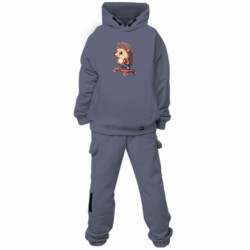 Дитячий костюм преміум FATLINE Їжачок на скейтборді малюнок - FATLINE Дитячий костюм преміум FATLINE Їжачок на скейтборді малюнок