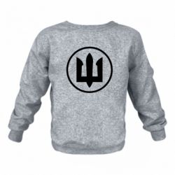 Детский свитшот на флисе Нарукавный Знак Морской Пехоти Украины - FATLINE Детский свитшот на флисе Нарукавный Знак Морской Пехоти Украины
